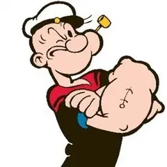 Popeye, yo te banco viejo!
