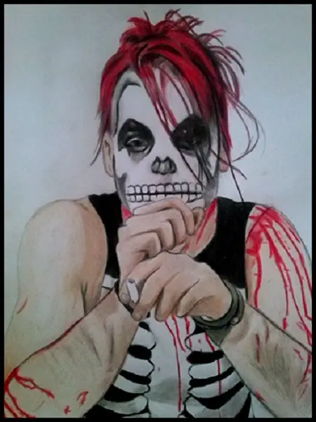 Jerry Only y Michale Graves / Misfits (Dibujo propio)