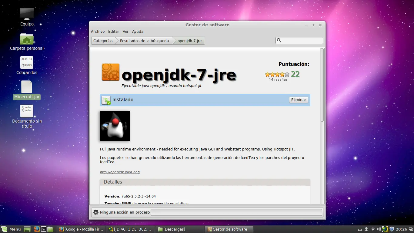 Instala minecraft en linux mint (U otras distro)