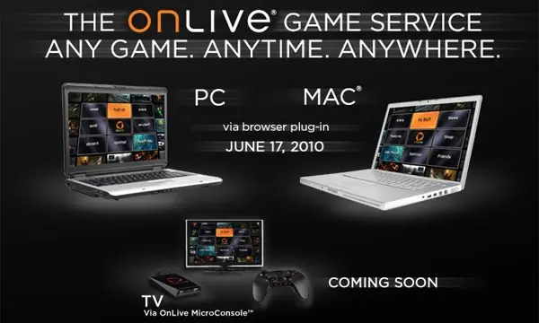 OnLive servicio para jugar cualquier juego en la Web