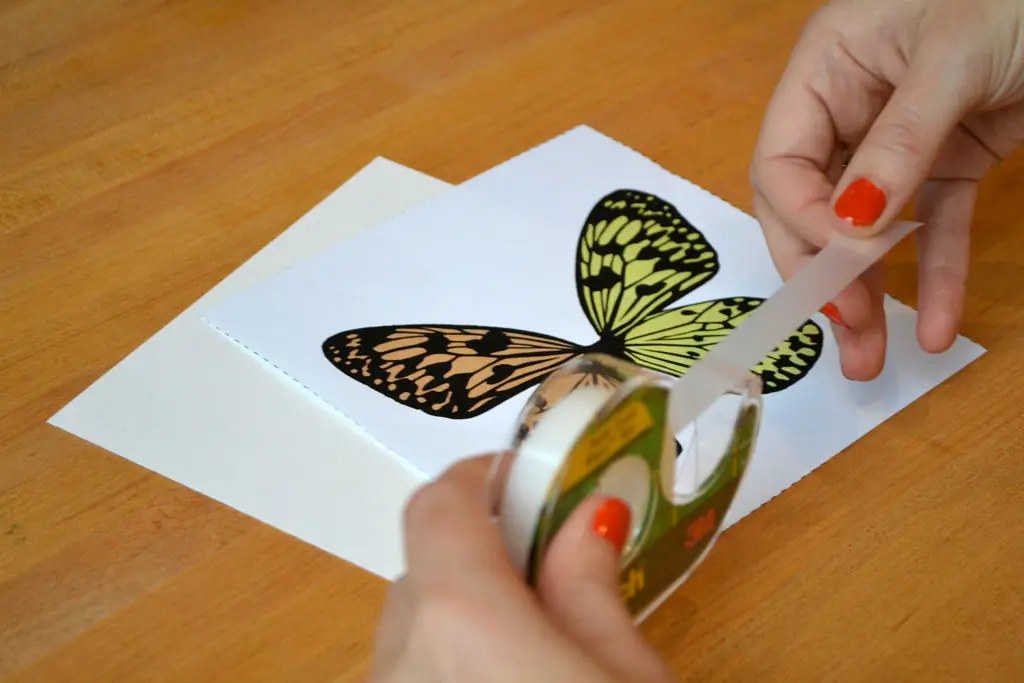 mariposa de papel