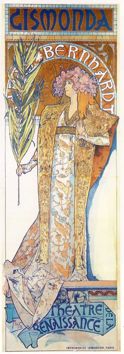 Sarah Bernhardt y el Thé