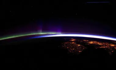 La Nasa publica imagen de aurora boreal