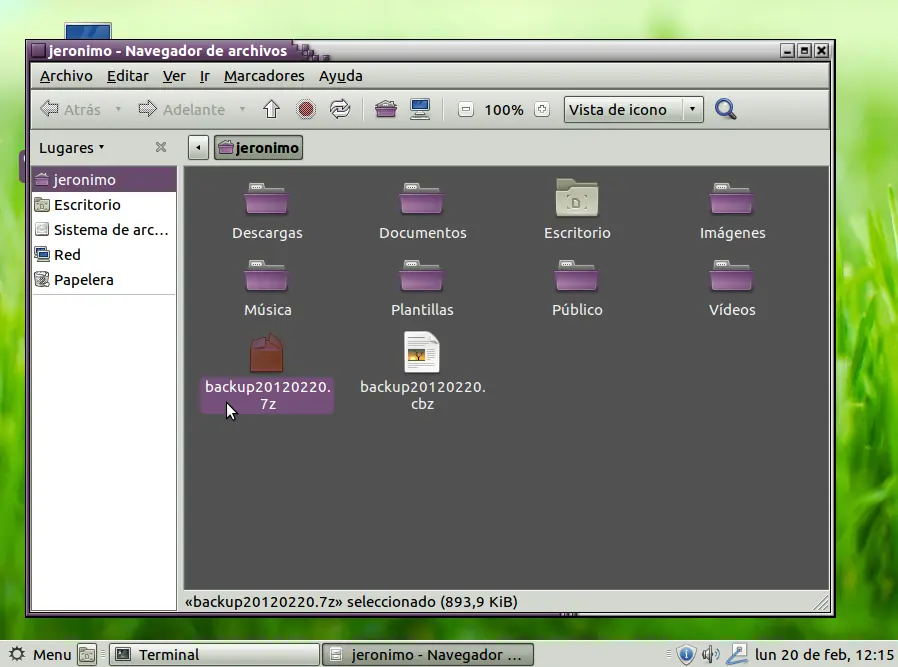como hacer backup en linux