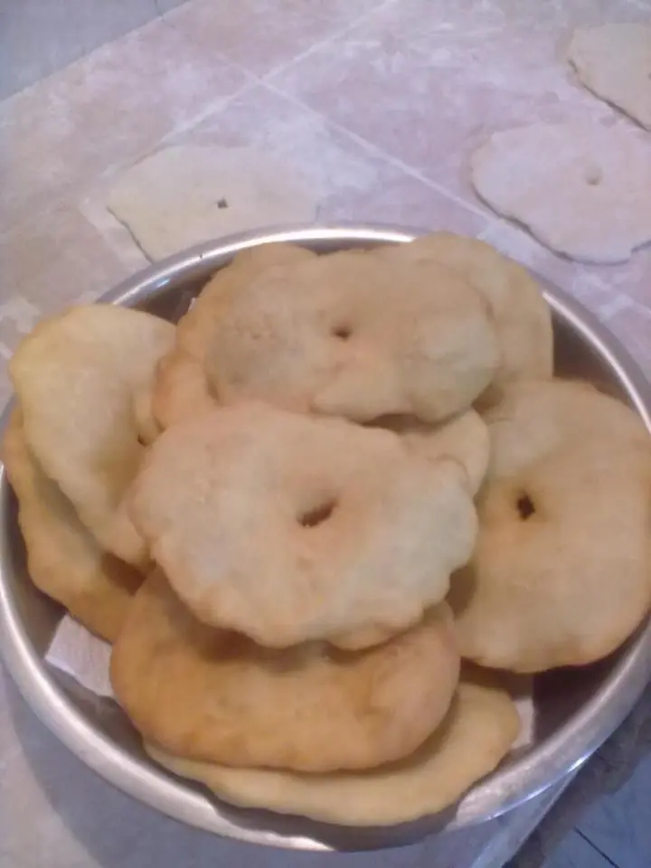 Tortas fritas hechas por mi  hace media hora
