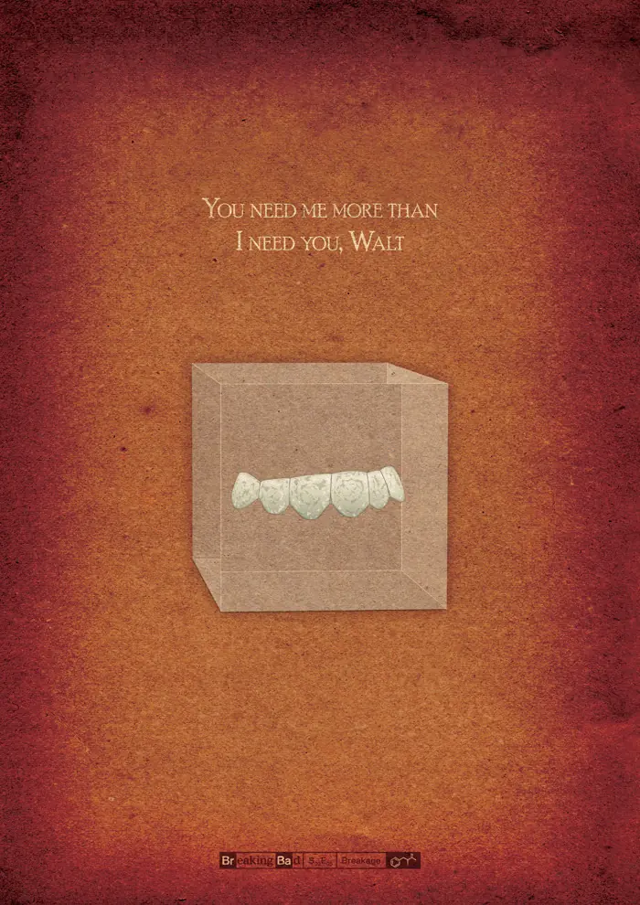 Un poster para cada episodio de Breaking Bad.