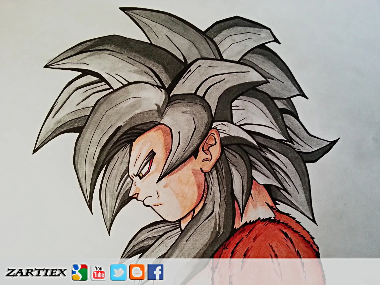 Dibujos para imprimir de Goku - Dragon Ball GT