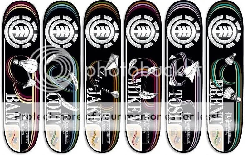 skateboards