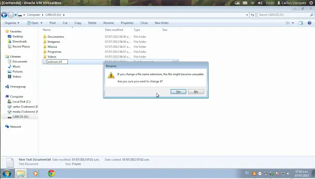 memoria usb cambiar icono