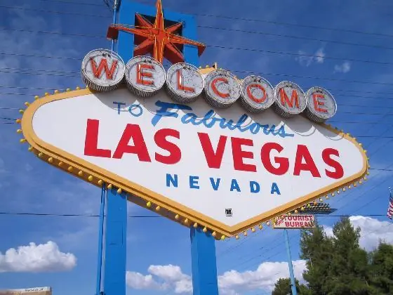 Bienvenido a la fabulosa las vegas (entrada a la ciudad)