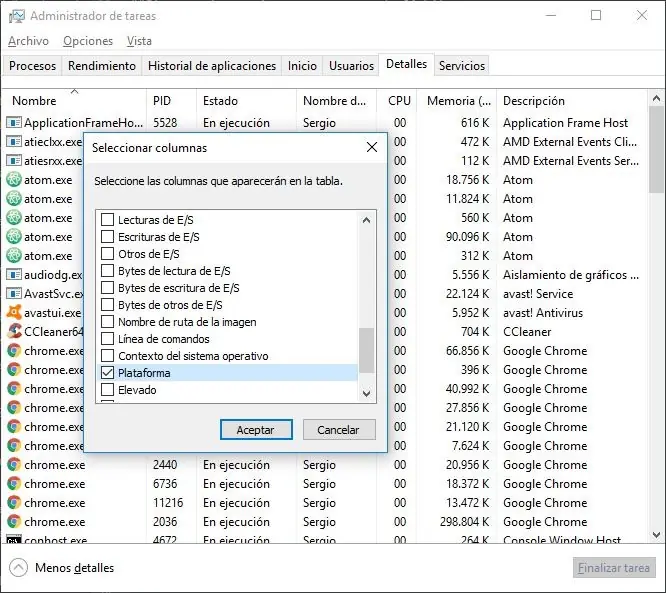 Cómo saber si un programa de Windows es de 32 o de 64 bits