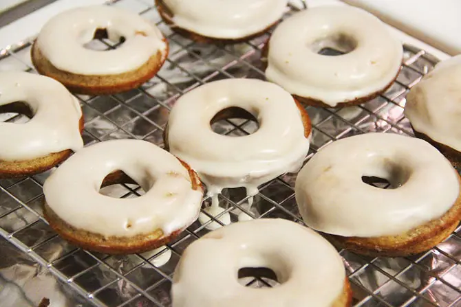 Como hacer rosquilla de canela glaseadas