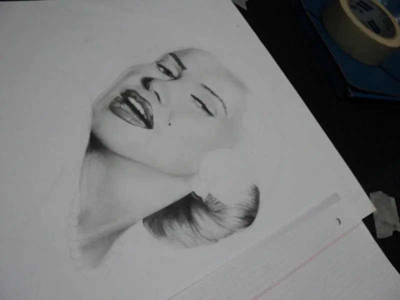 Marilyn Monroe - Retrato Realista