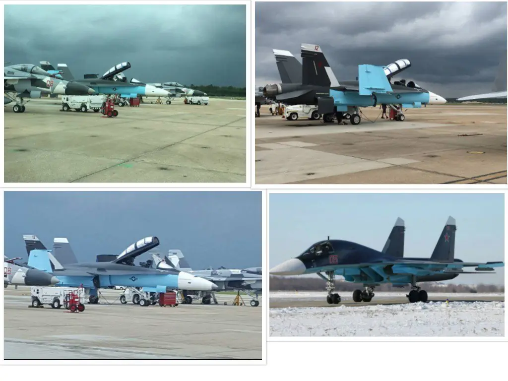 EEUU repinta sus F-18 para hacerlos pasar por aviones rusos