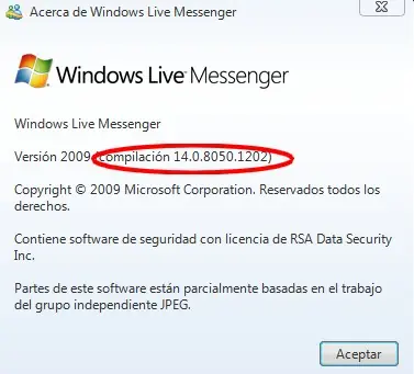 Live Messenger: versión final o RC?