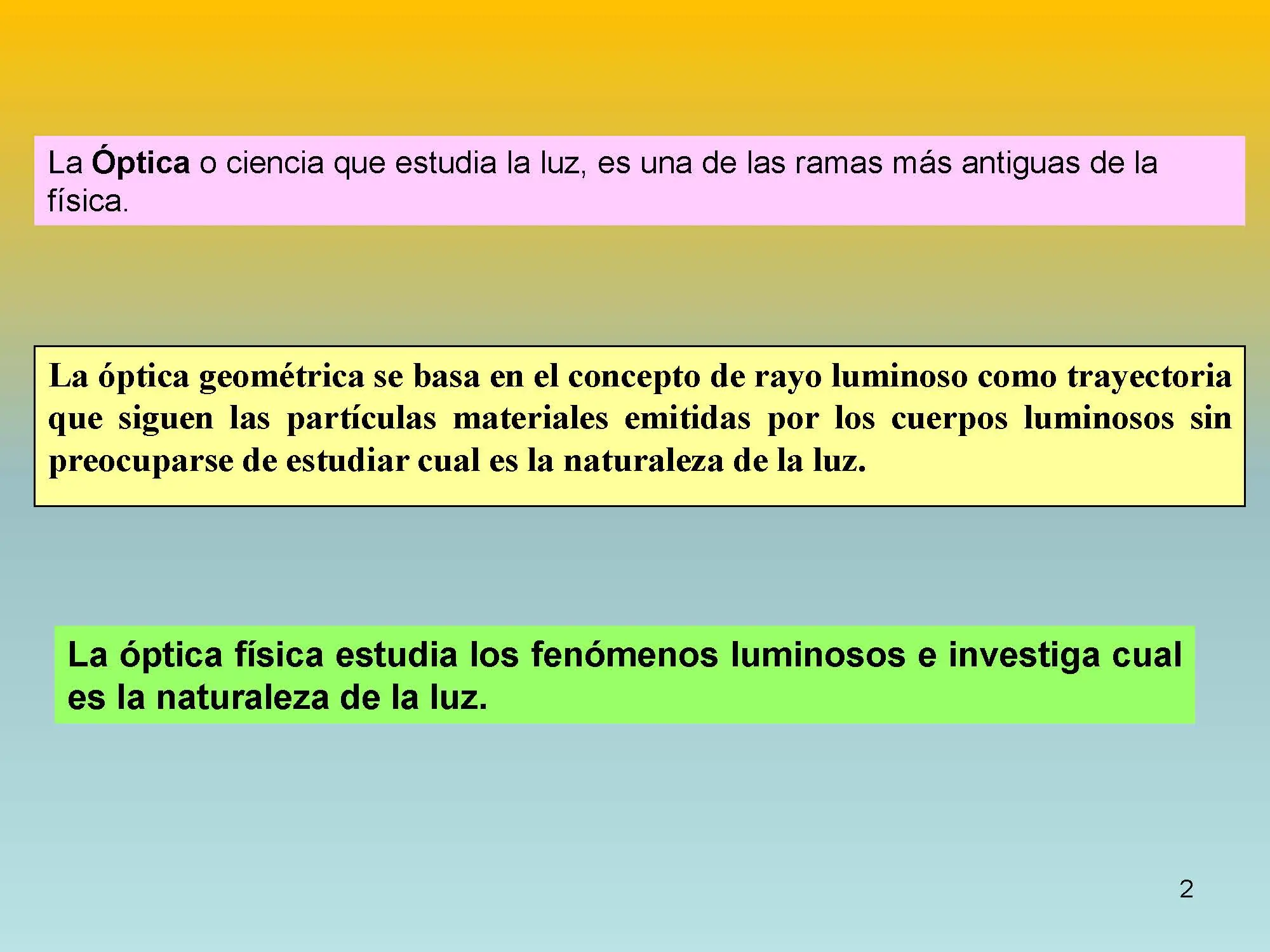 Un pequeño curso de Física