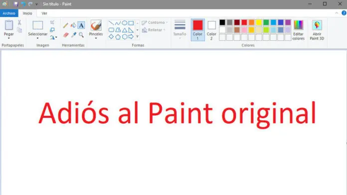 Adiós a Paint y a otras aplicaciones con Fall Creators