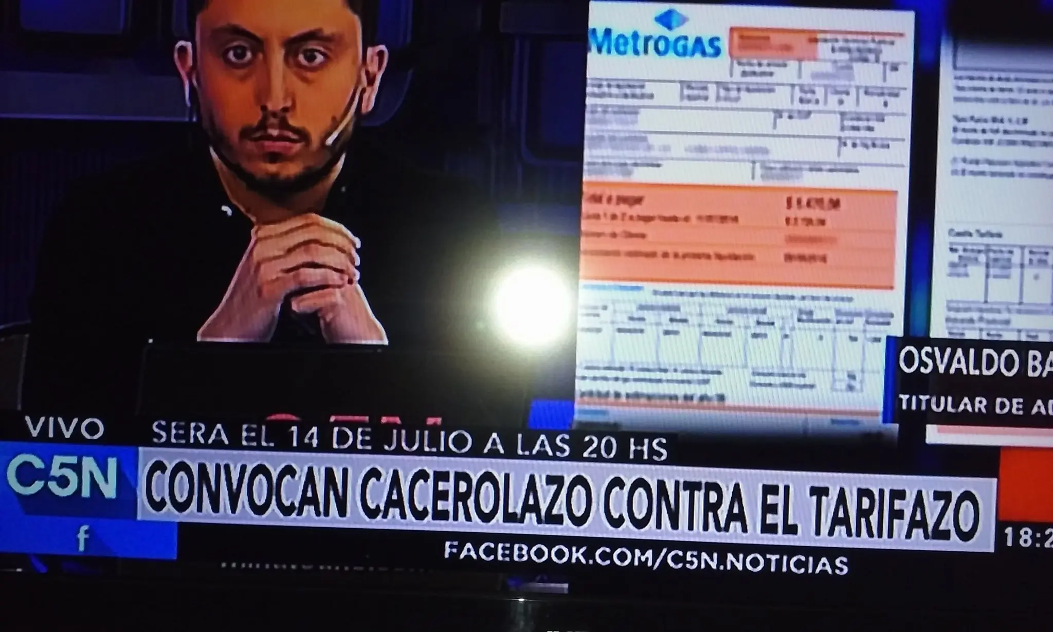 El juez Bonadio, la verdadera estrella de la fiesta