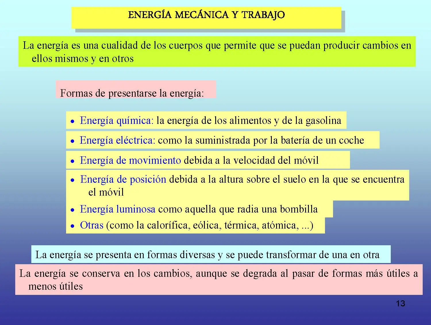 Un pequeño curso de Física