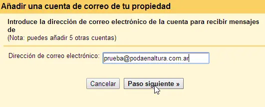 configurar mail