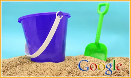 la caja de arena de google.