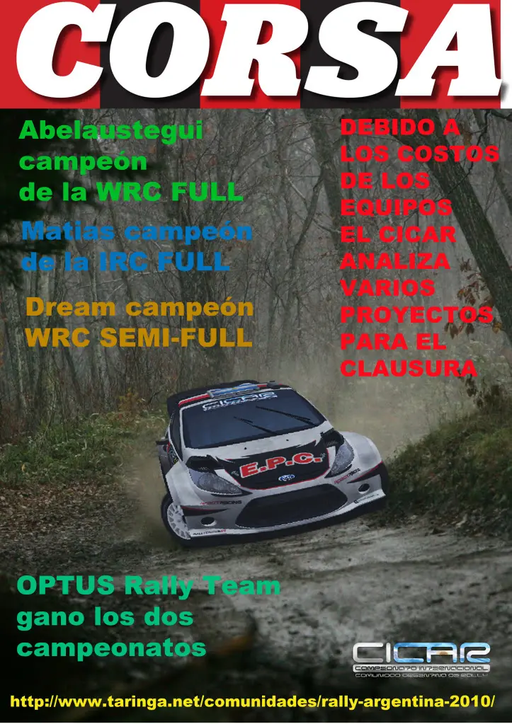 comunidad argentina de rally