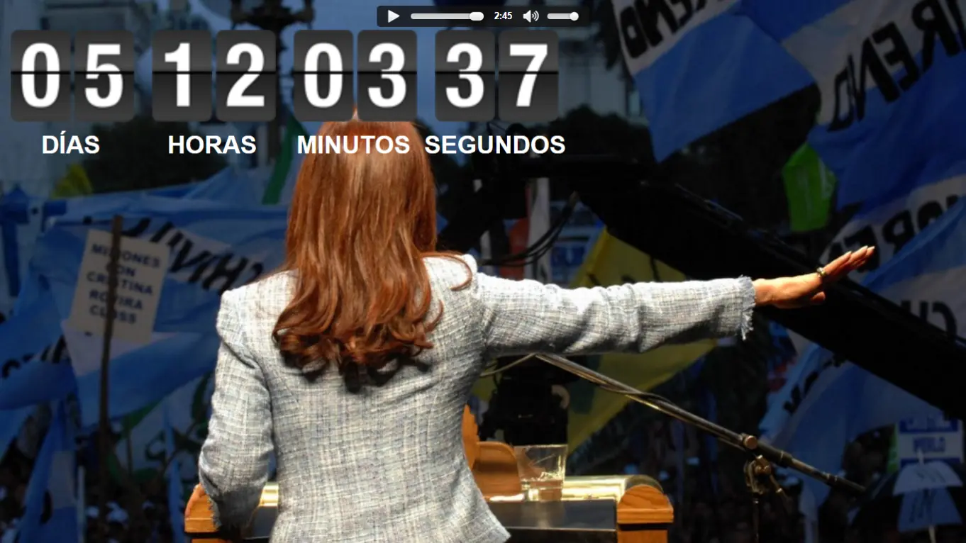 Se va CFK, chau chau adiós!