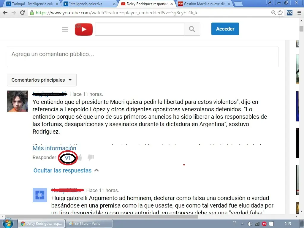 macri solo gana en taringa