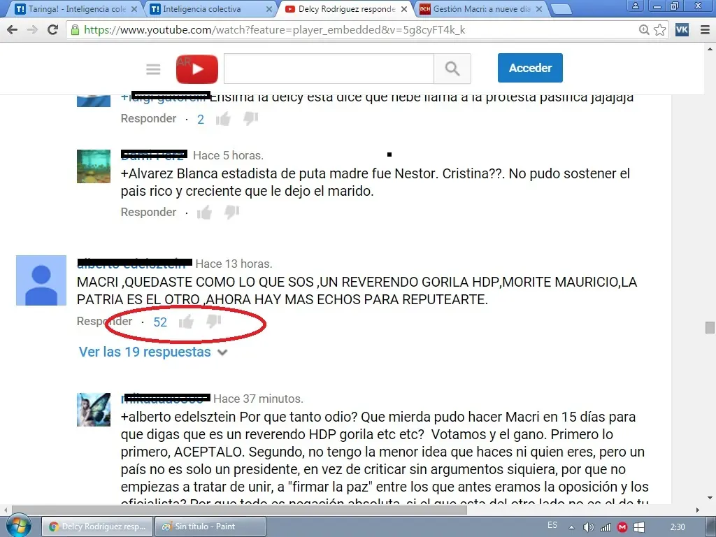 macri imagen en las web