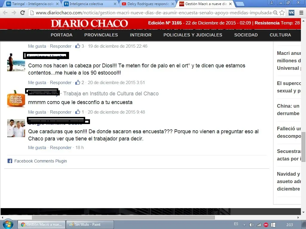 macri imagen en las web