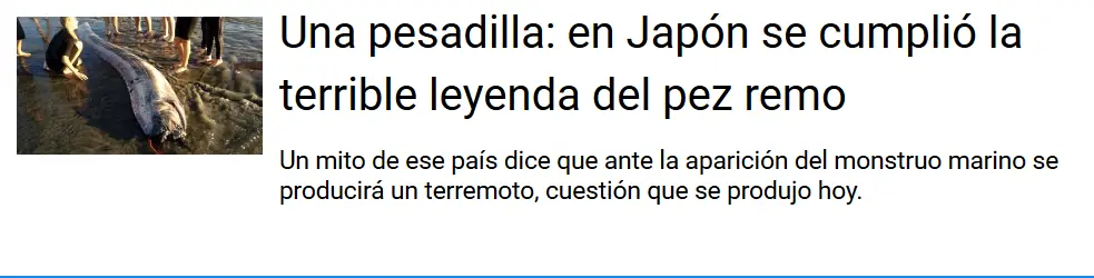 Chile alerta por aparición de criatura anuncia terremoto
