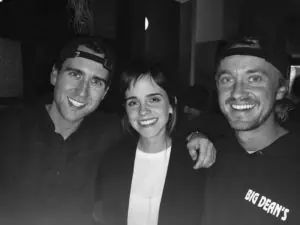 Mini reunión de Harry potter enloquece a los fans