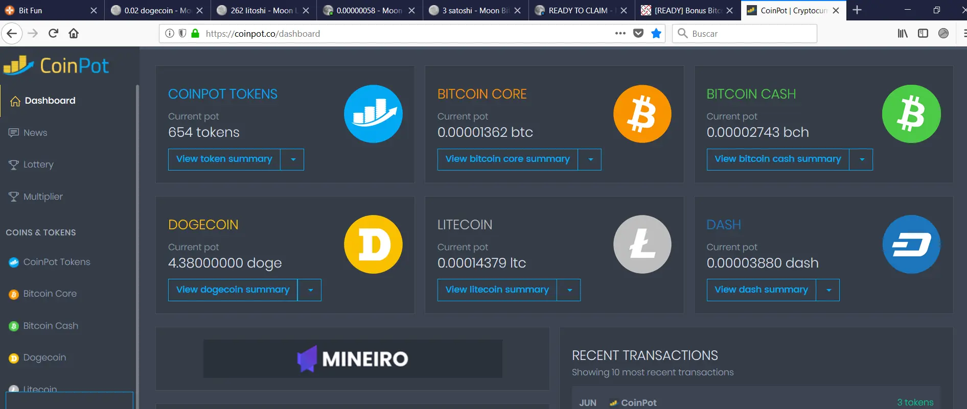 Ganá Bitcoin, Litecoin y Dash de manera fácil