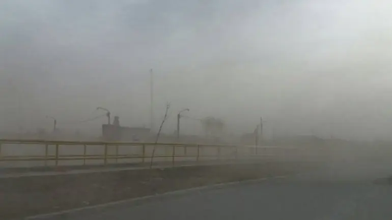 Temporal de viento en el Alto Valle+fotos