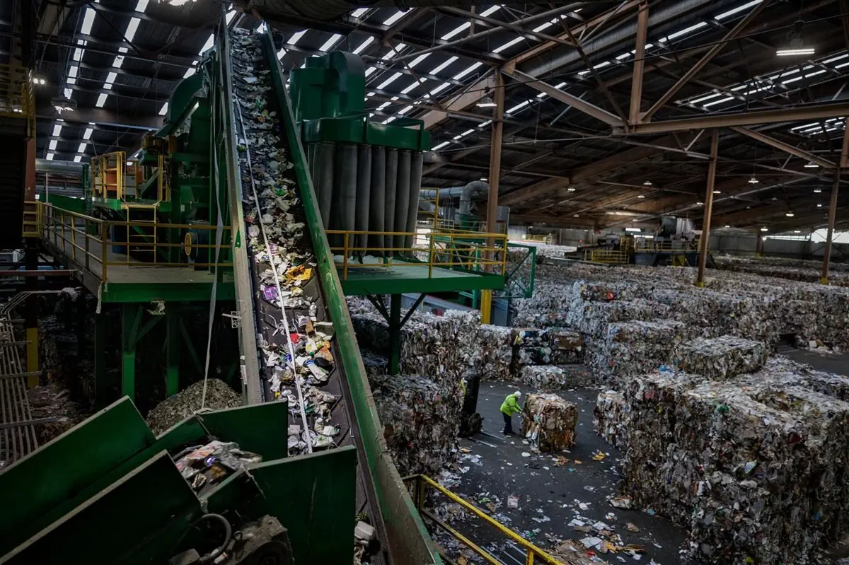 de toneladas de plastico