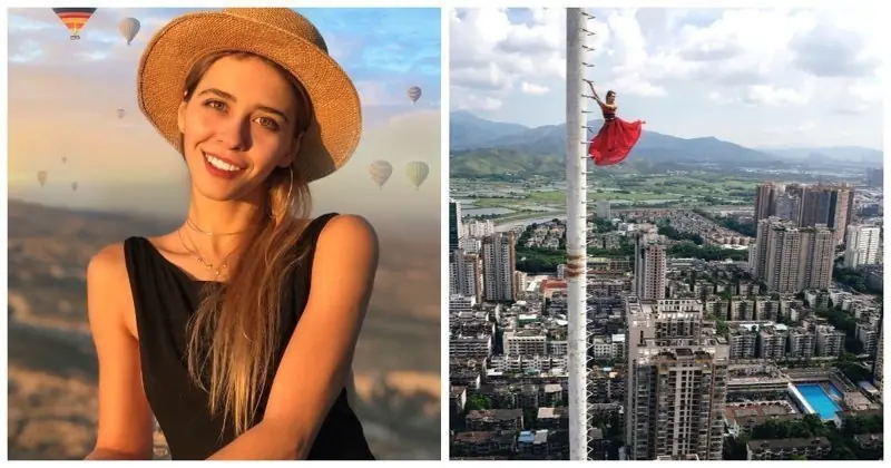 Rusa hace las selfies más peligrosas del mundo