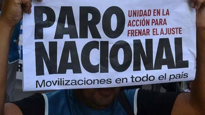 Paro nacional en toda la Argentina