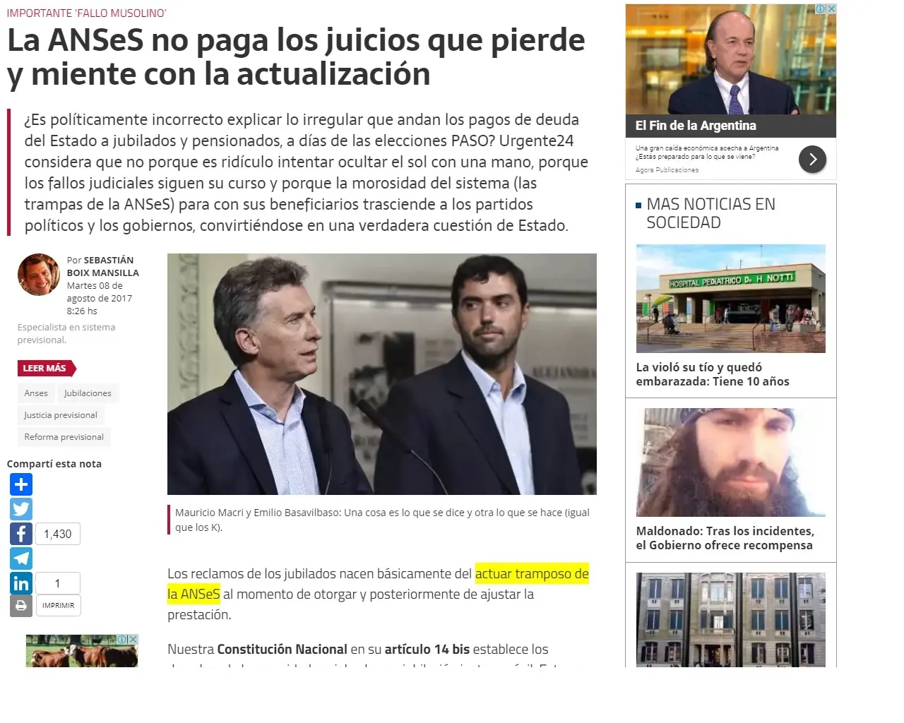 Politicos corruptos