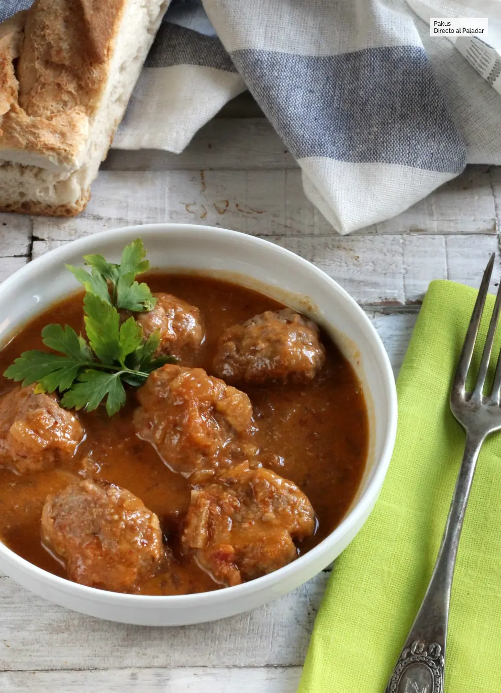 Albóndigas de ternera con salsa al jerez, toda una delicia