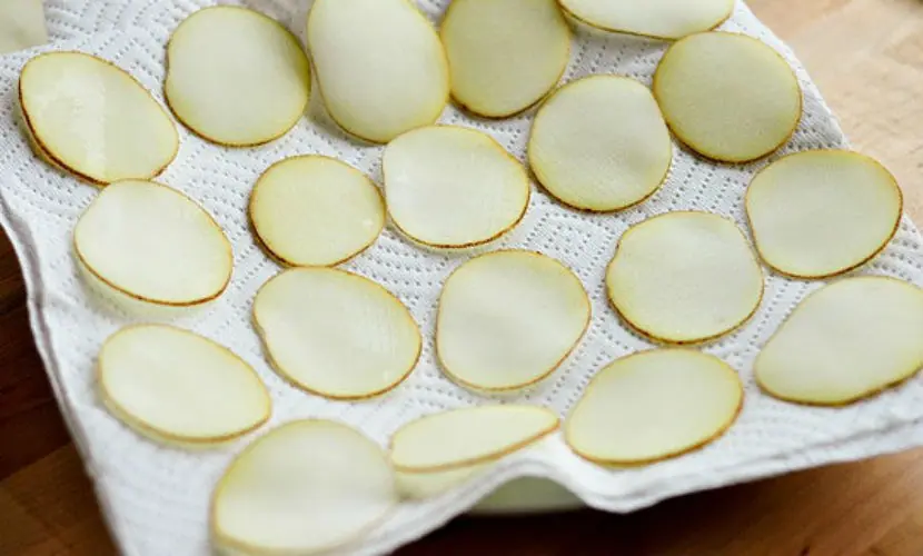 Papas fritas hechas en el microondas, receta