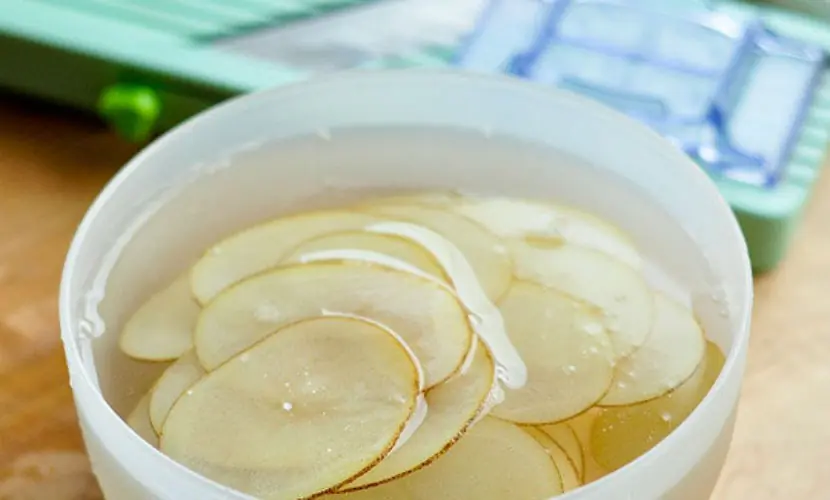 Papas fritas hechas en el microondas, receta