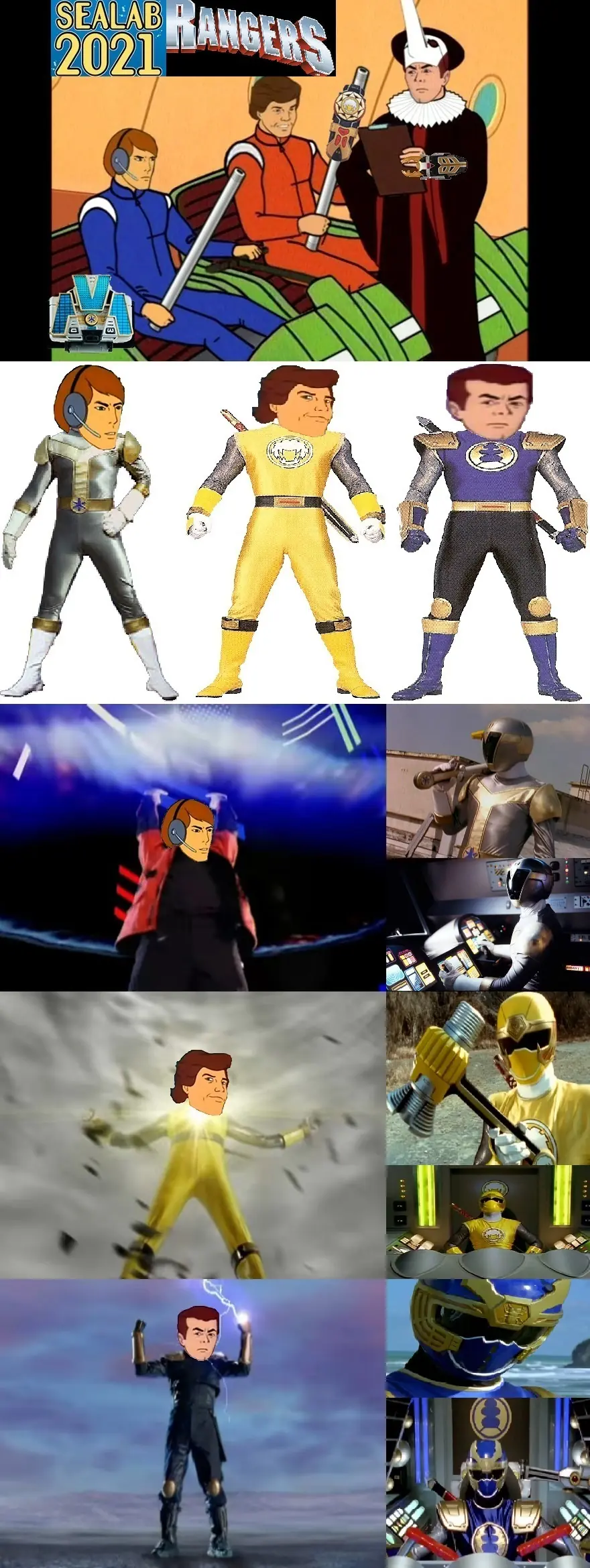 Fanarts-memes de Power Rangers-Super Sentai propios parte 2