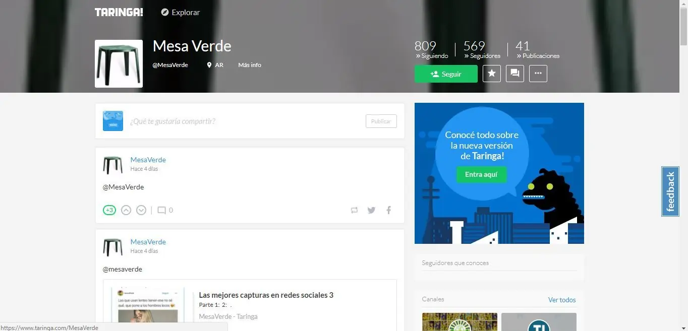Taringa V7