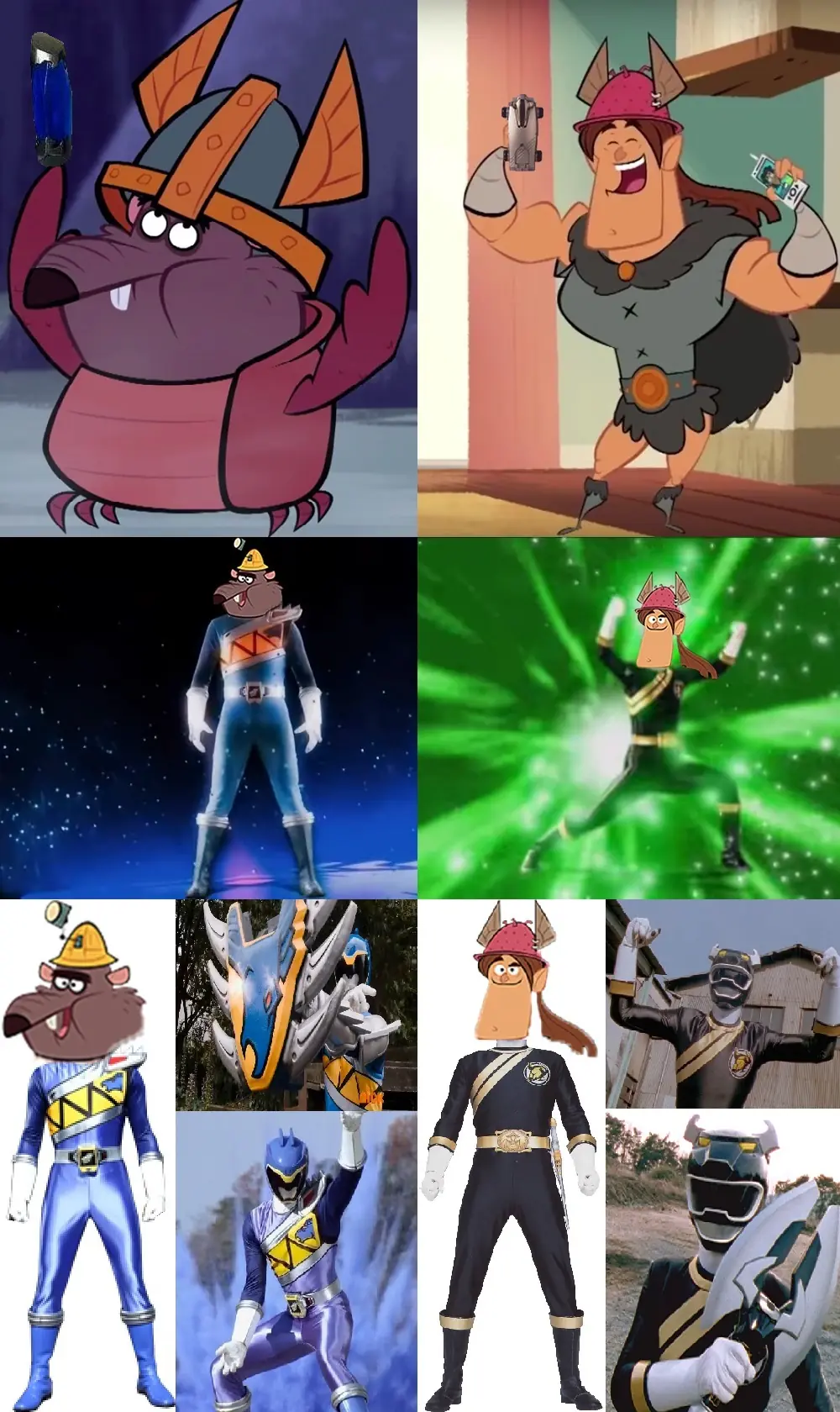 Fanarts-memes de Power Rangers-Super Sentai propios parte 2