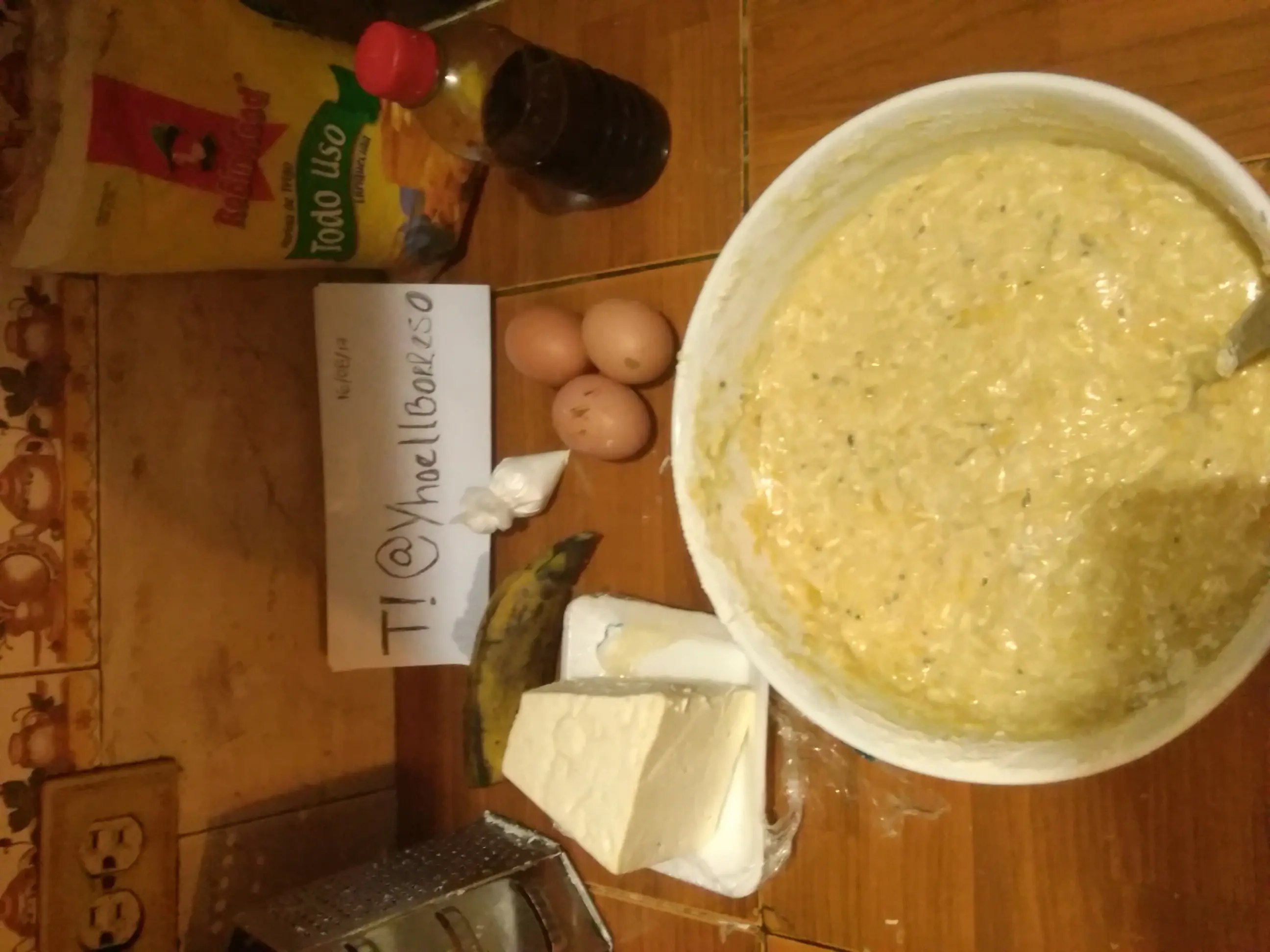 Tortas de plátano y queso r. hechas en casa y te lo muestro
