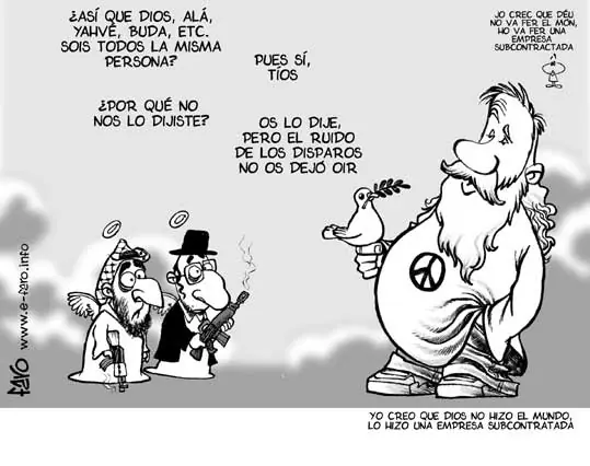 Se imaginan un mundo sin religiones?