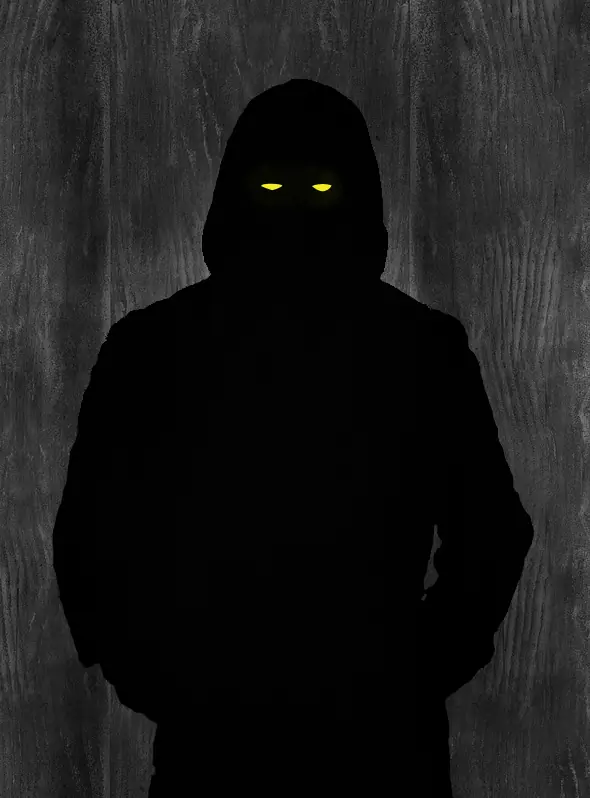 Mi hermano vio una sombra con ojos