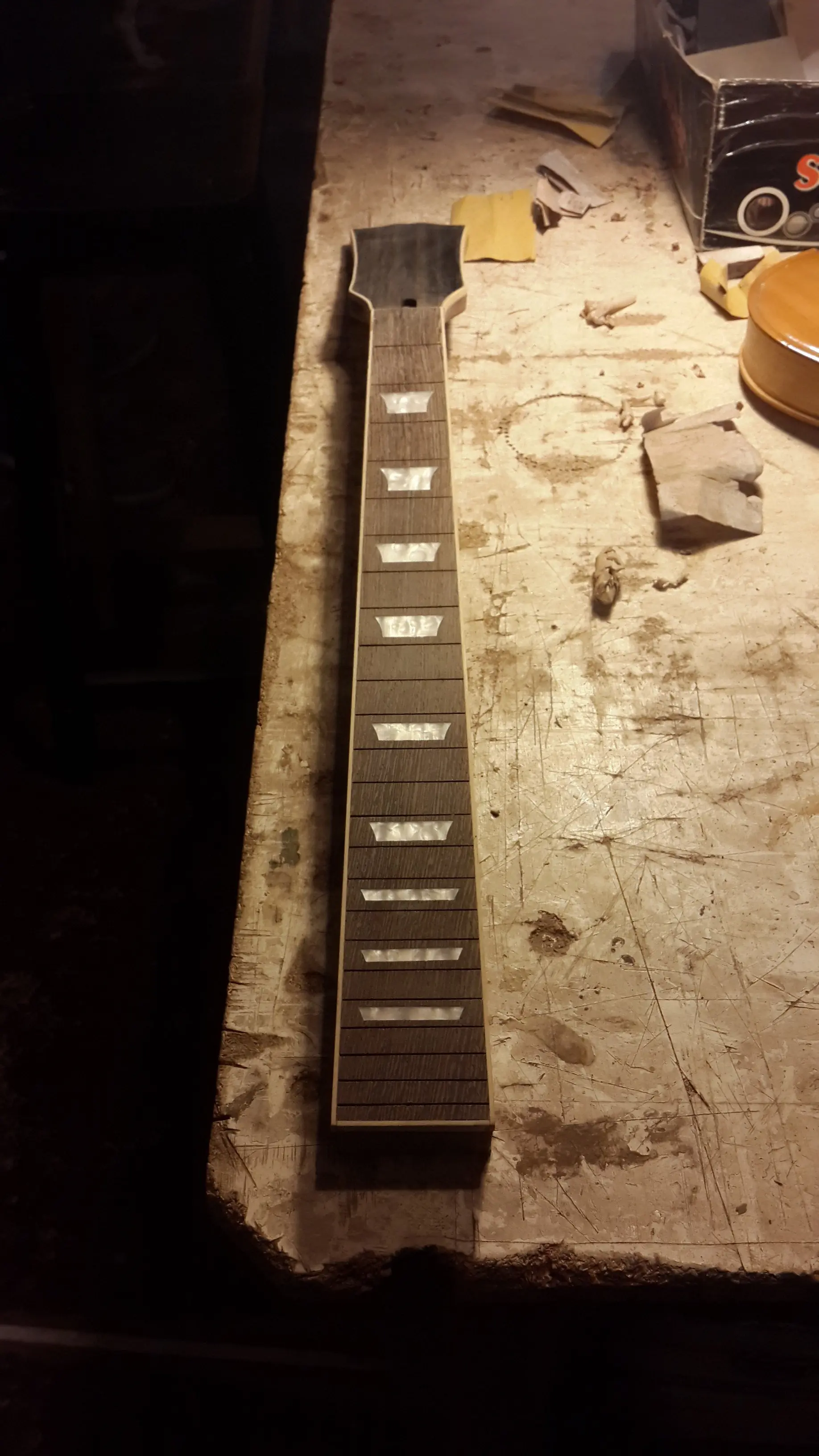 Me hice un guitarra electrica LP