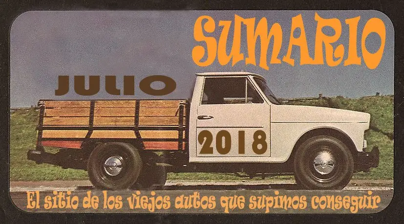 Sumario de julio de 2018